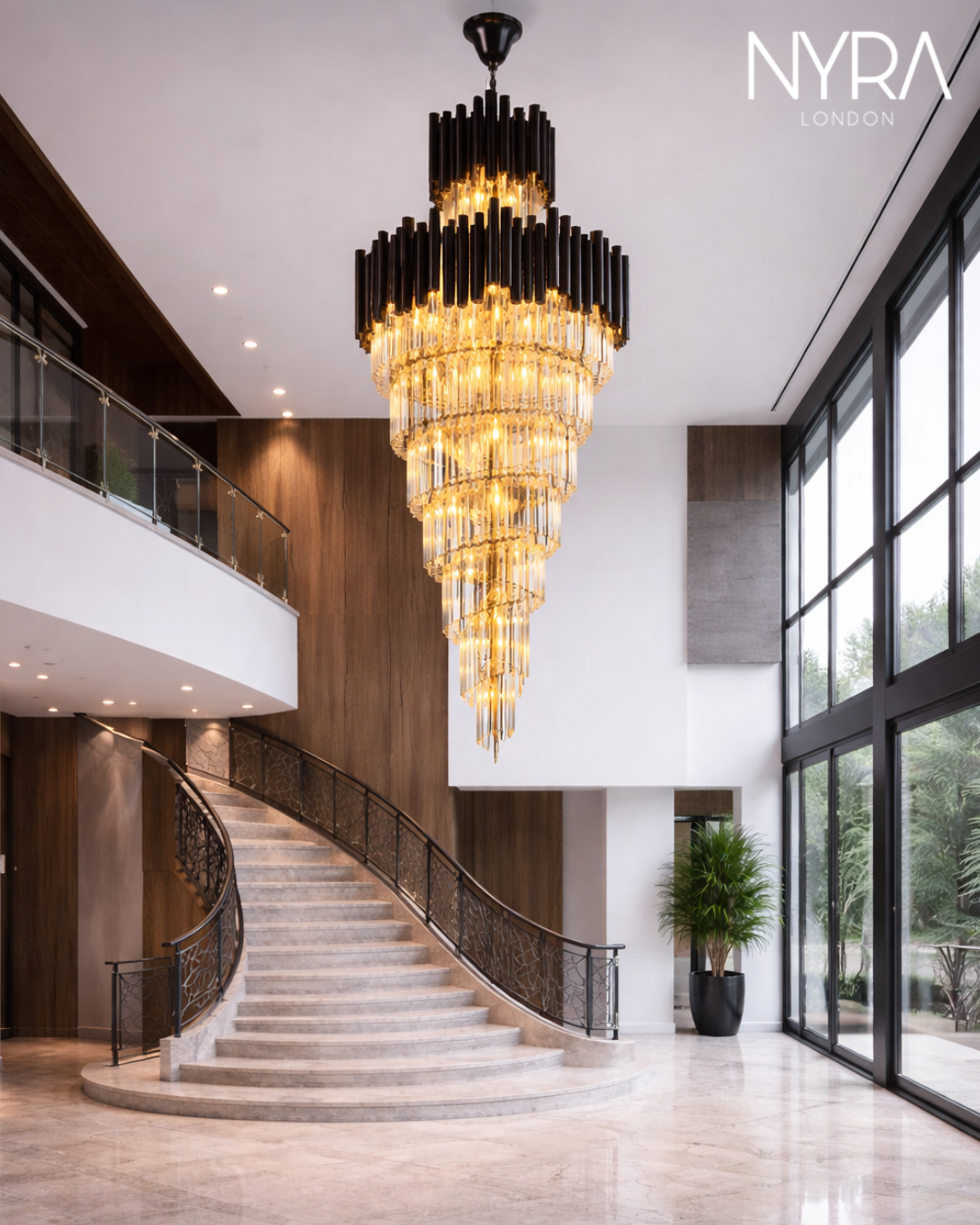 New York Black Chandelier