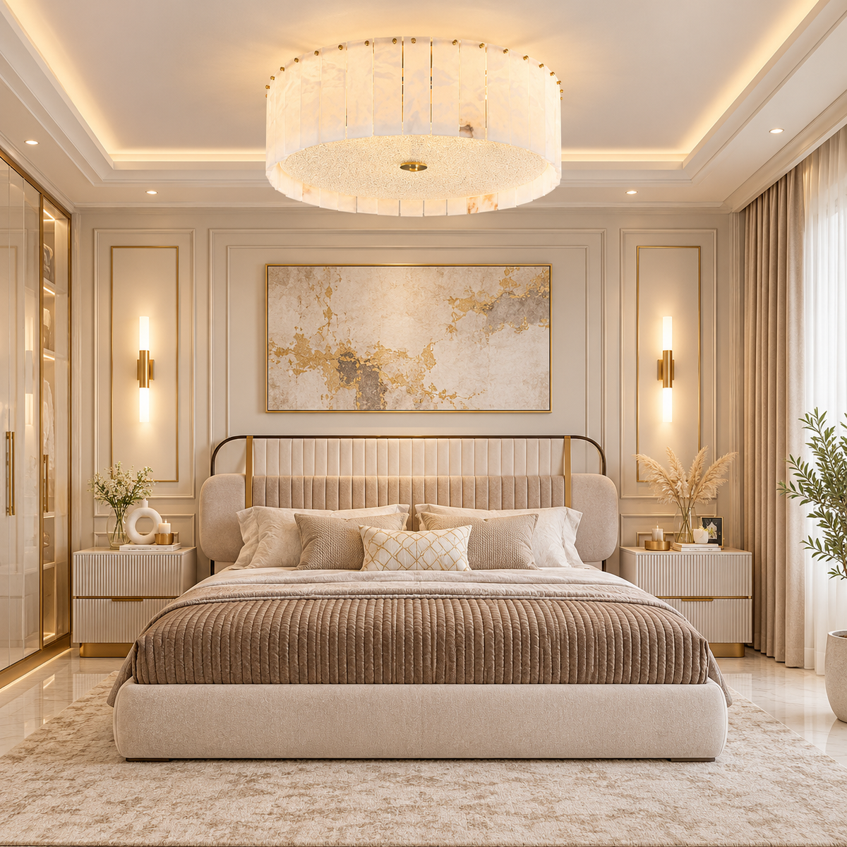 Norda Marble Ceiling Light