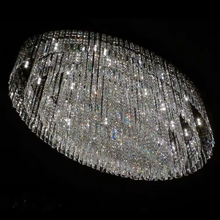 Grand Crystal Lustre LED Ceiling Light