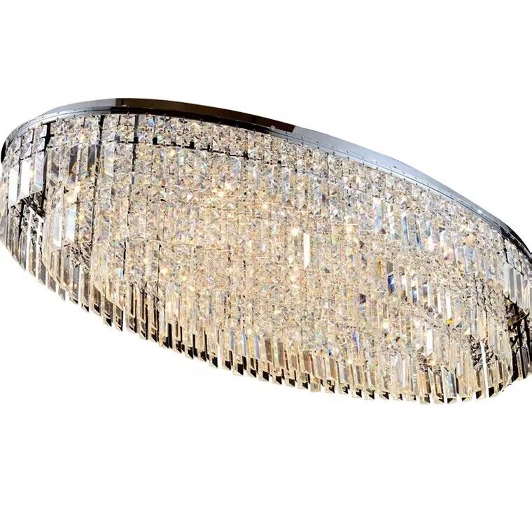 Grand Crystal Lustre LED Ceiling Light