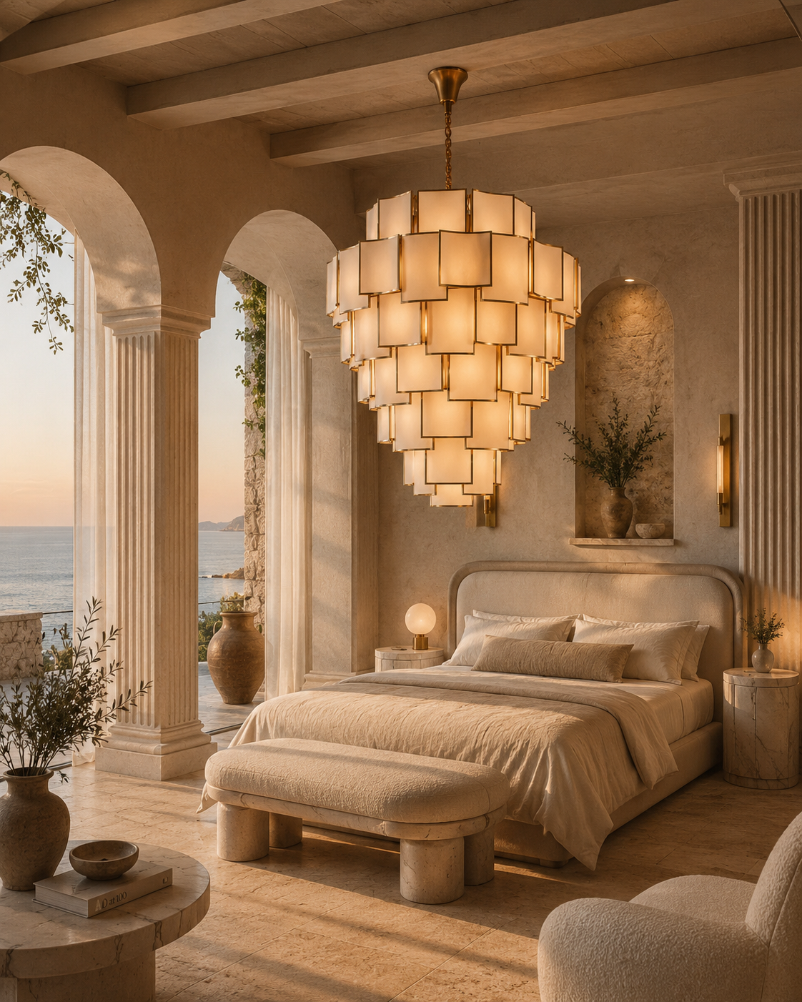 Nyra Glass Chandelier