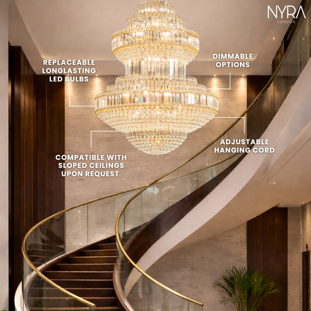Nyra Royal Crystal Chandelier