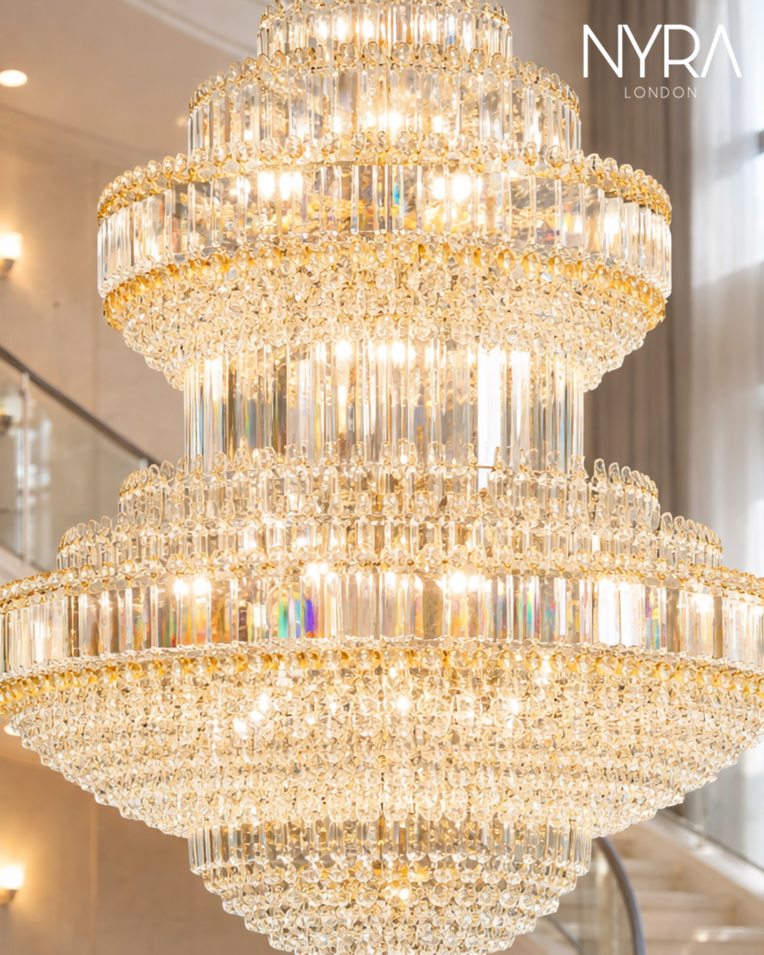 Nyra Royal Crystal Chandelier
