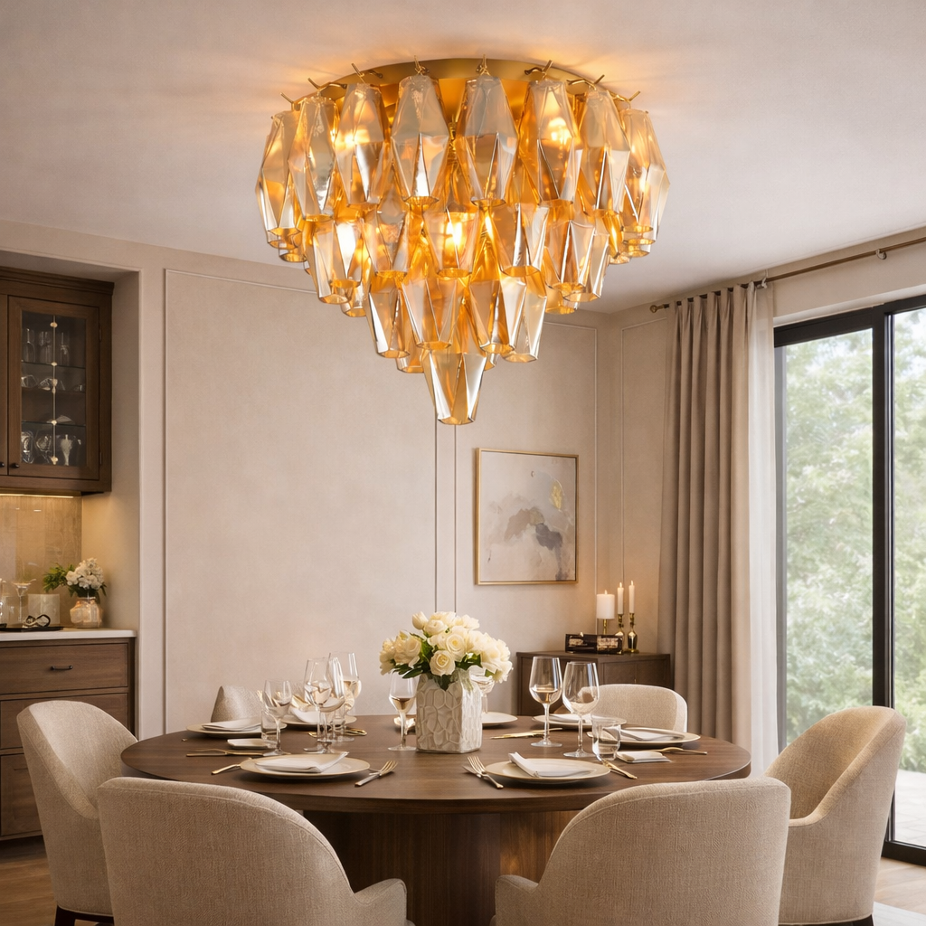 Madelyn Glass Ceiling Light