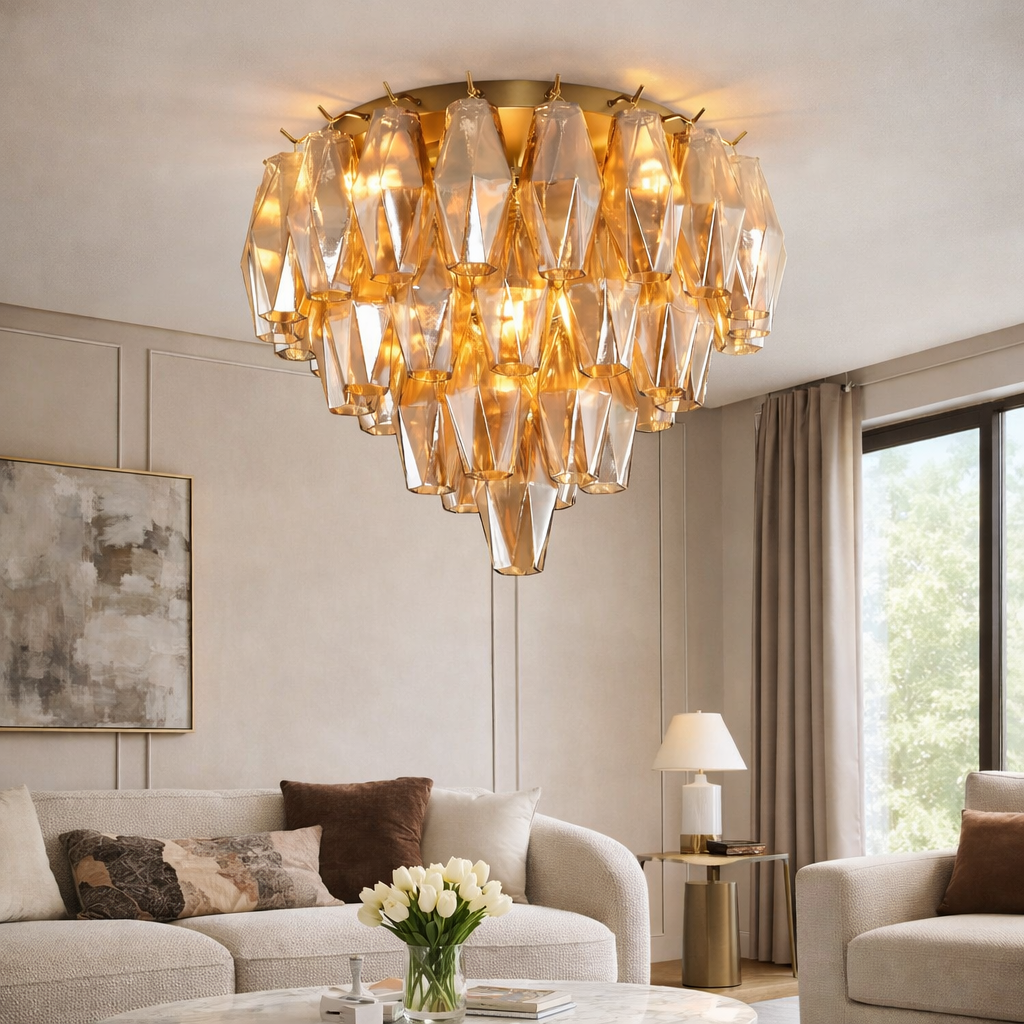 Madelyn Glass Ceiling Light