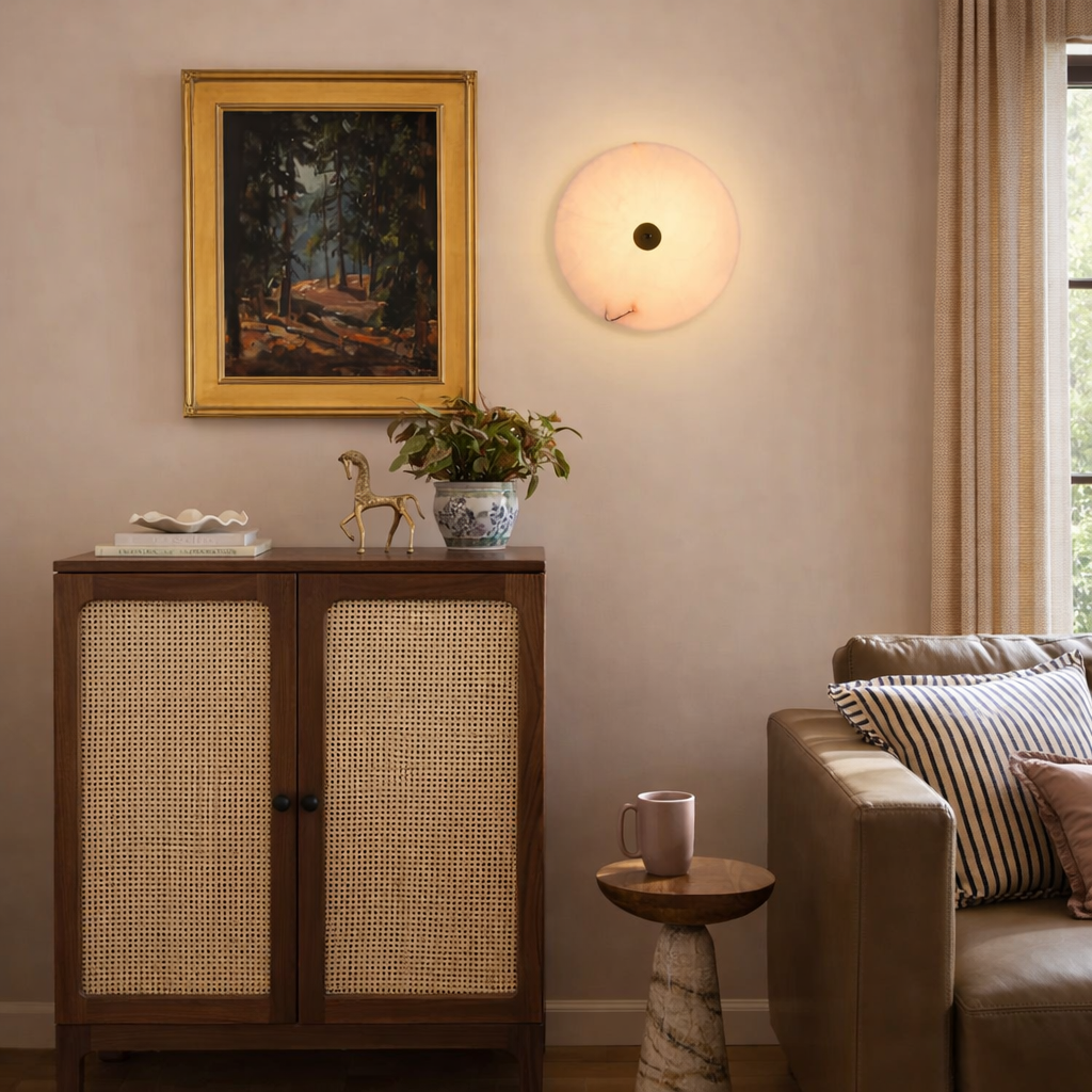 Rhea Alabaster Ceiling Light