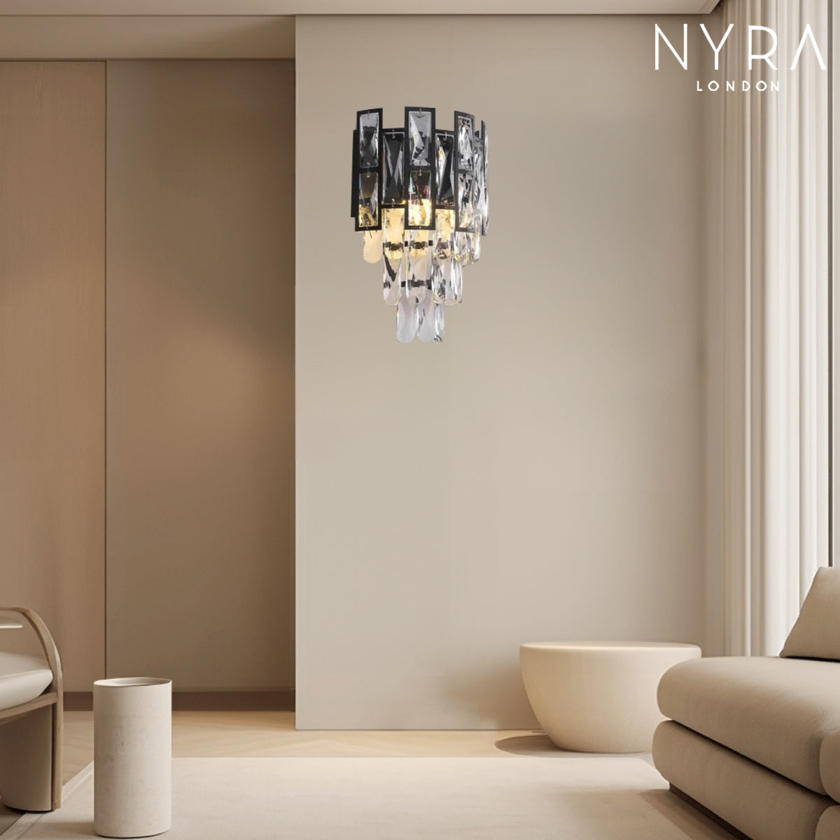 Rochelle Crystal Wall Lamps