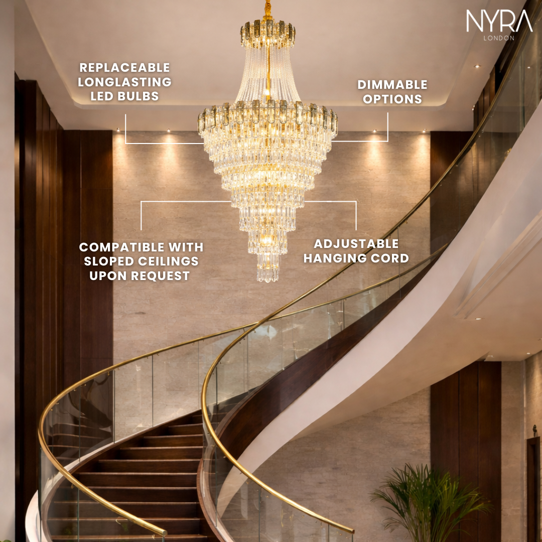 Rodela Crystal Chandelier