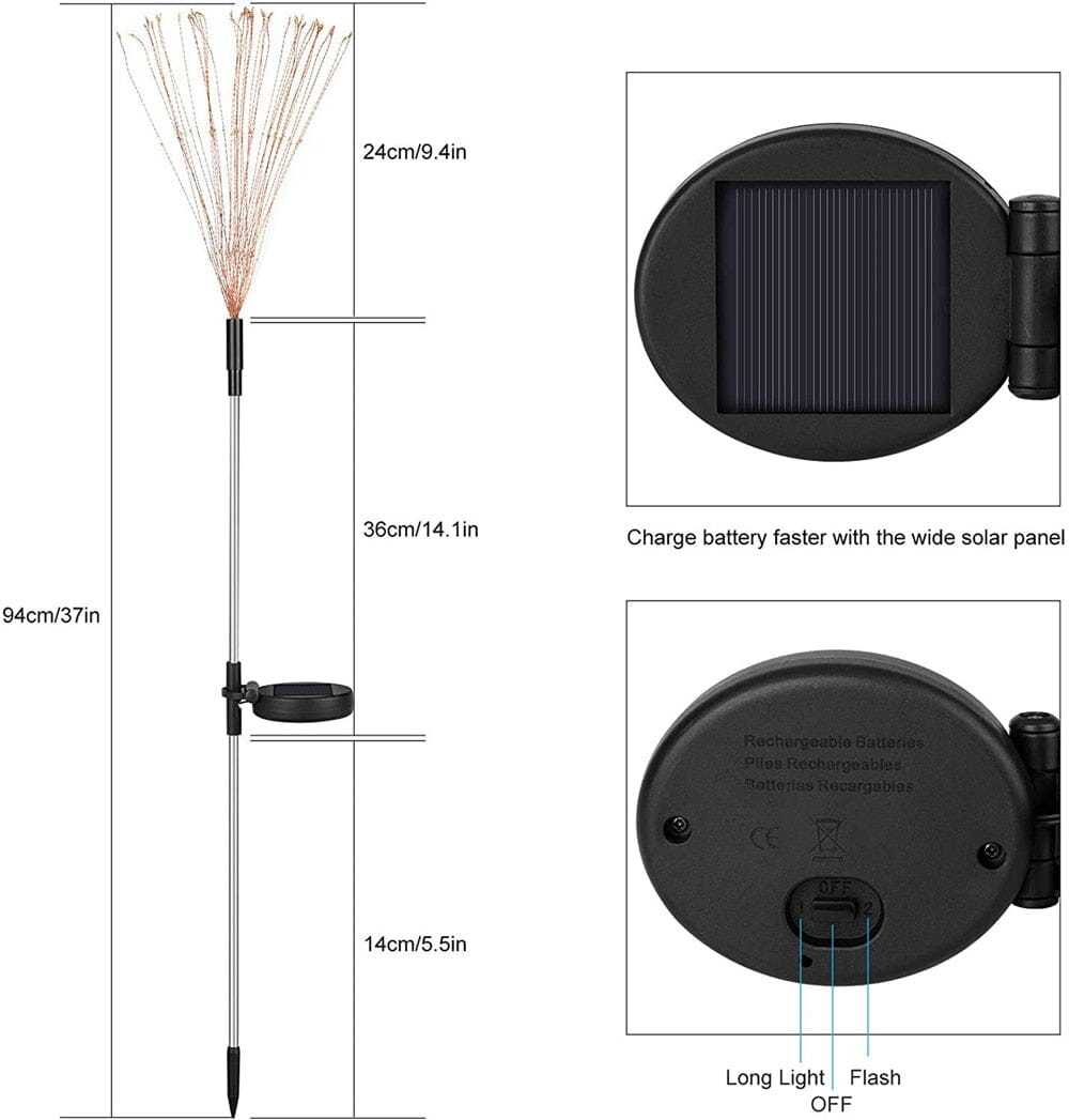 LED Fireworks Lamp