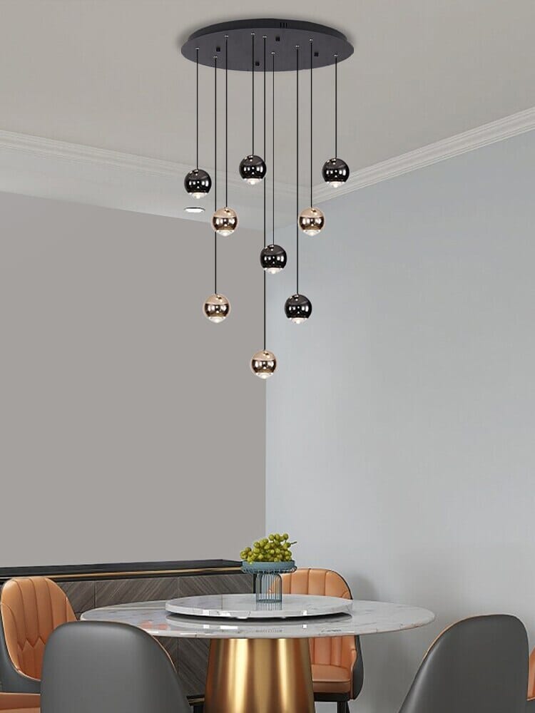Glass Raindrop Chandelier