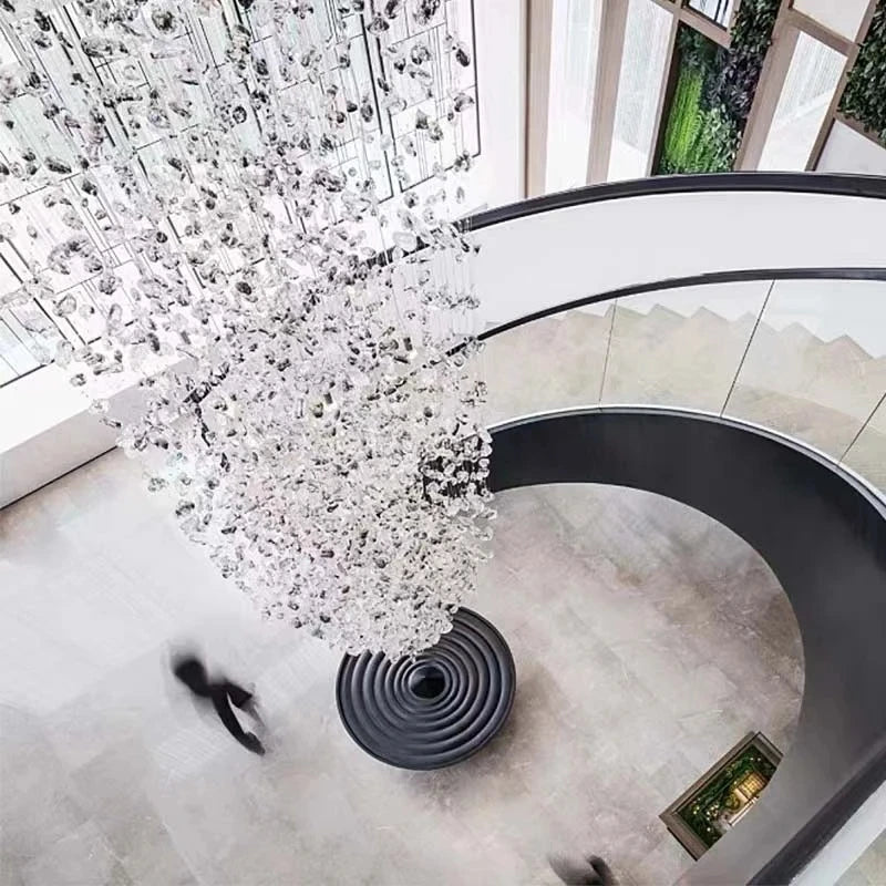 NYRA Modern Stone Chandelier