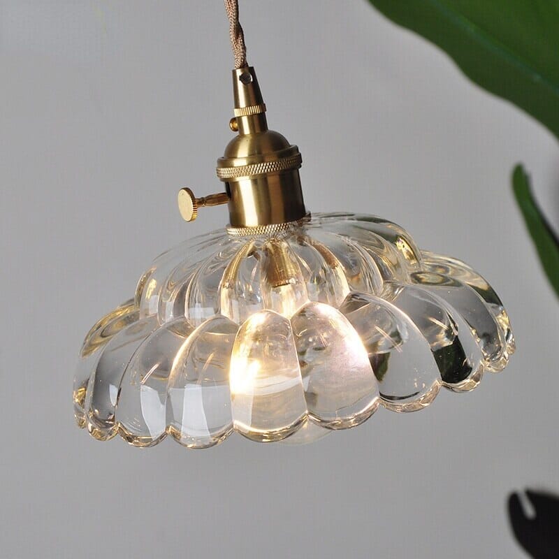 NYRA Petal Glass Pendant