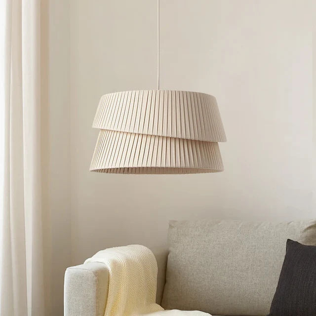 French Fabric Chandelier