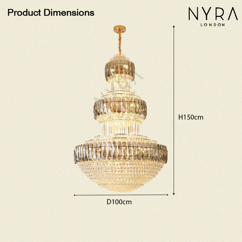 Melanie Crystal Chandelier