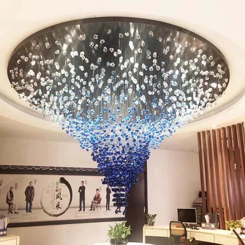 NYRA Modern Stone Chandelier