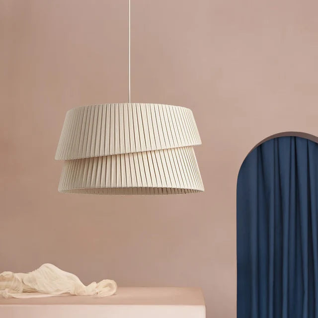French Fabric Chandelier