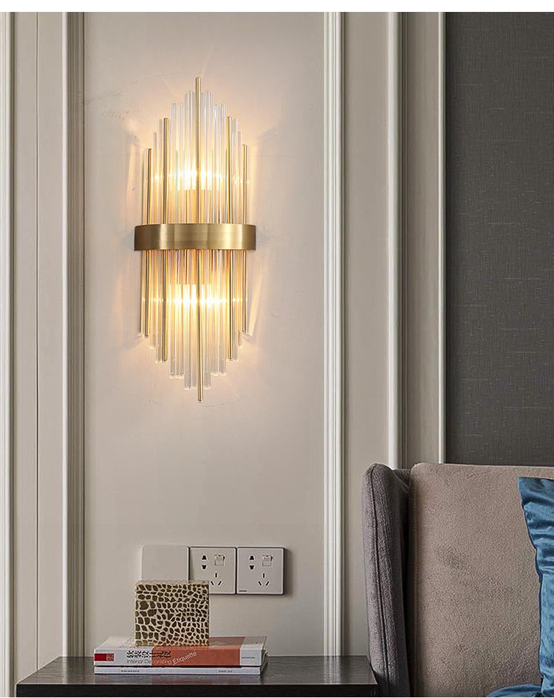 Size of Regalia Majestic Crystal wall light