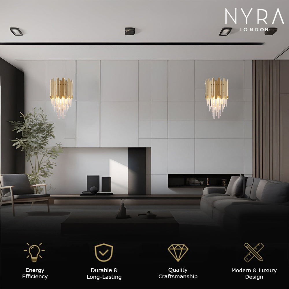 The Ivy Crystal Wall Lamp