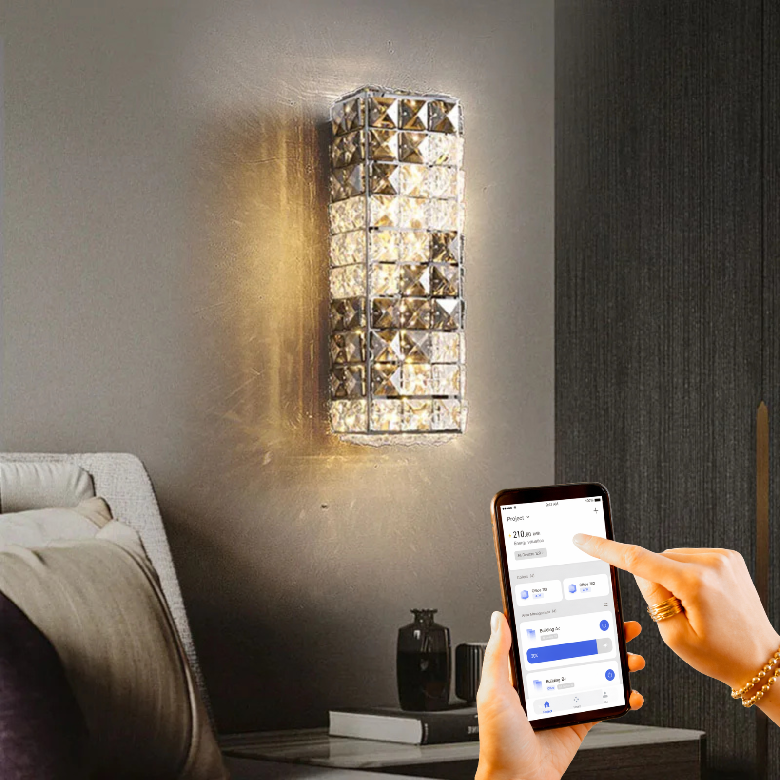 Prism Shine Wall Lamp