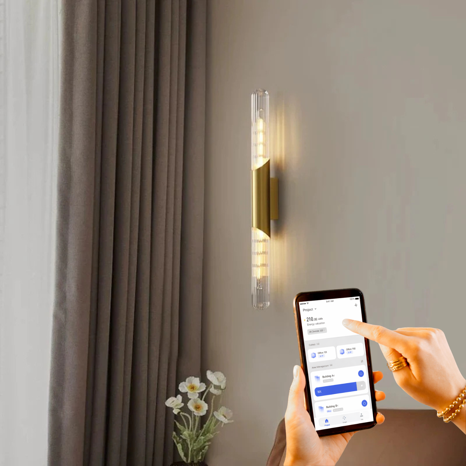 Ruvin Strip Wall Lamp
