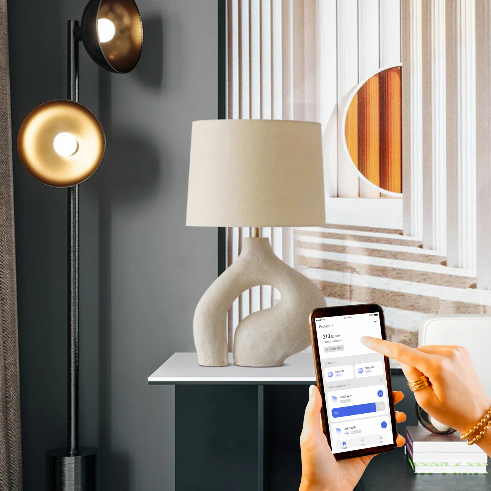 Elmoa-Art Cordless Table Lamp