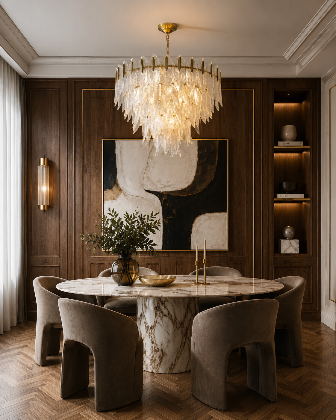 VIOLETTA Glass Chandeliers