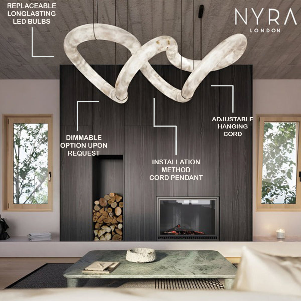 Vaaz Alabaster Chandelier