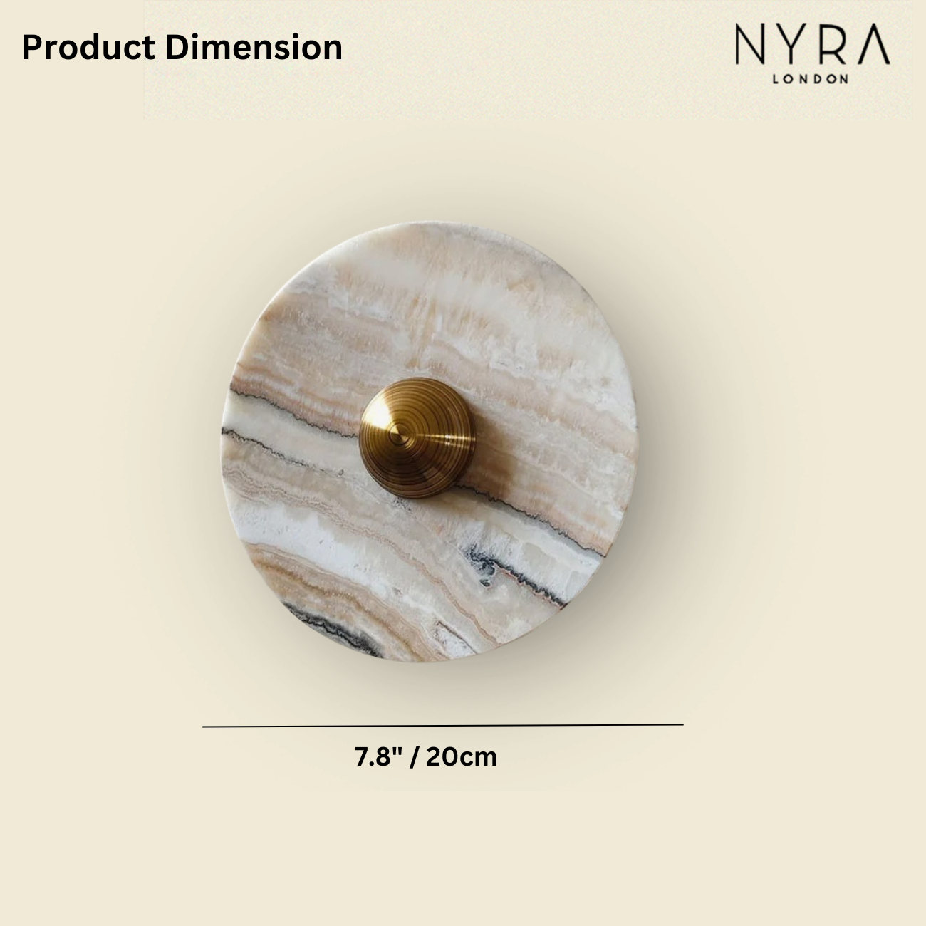 Vornia Marble Wall light