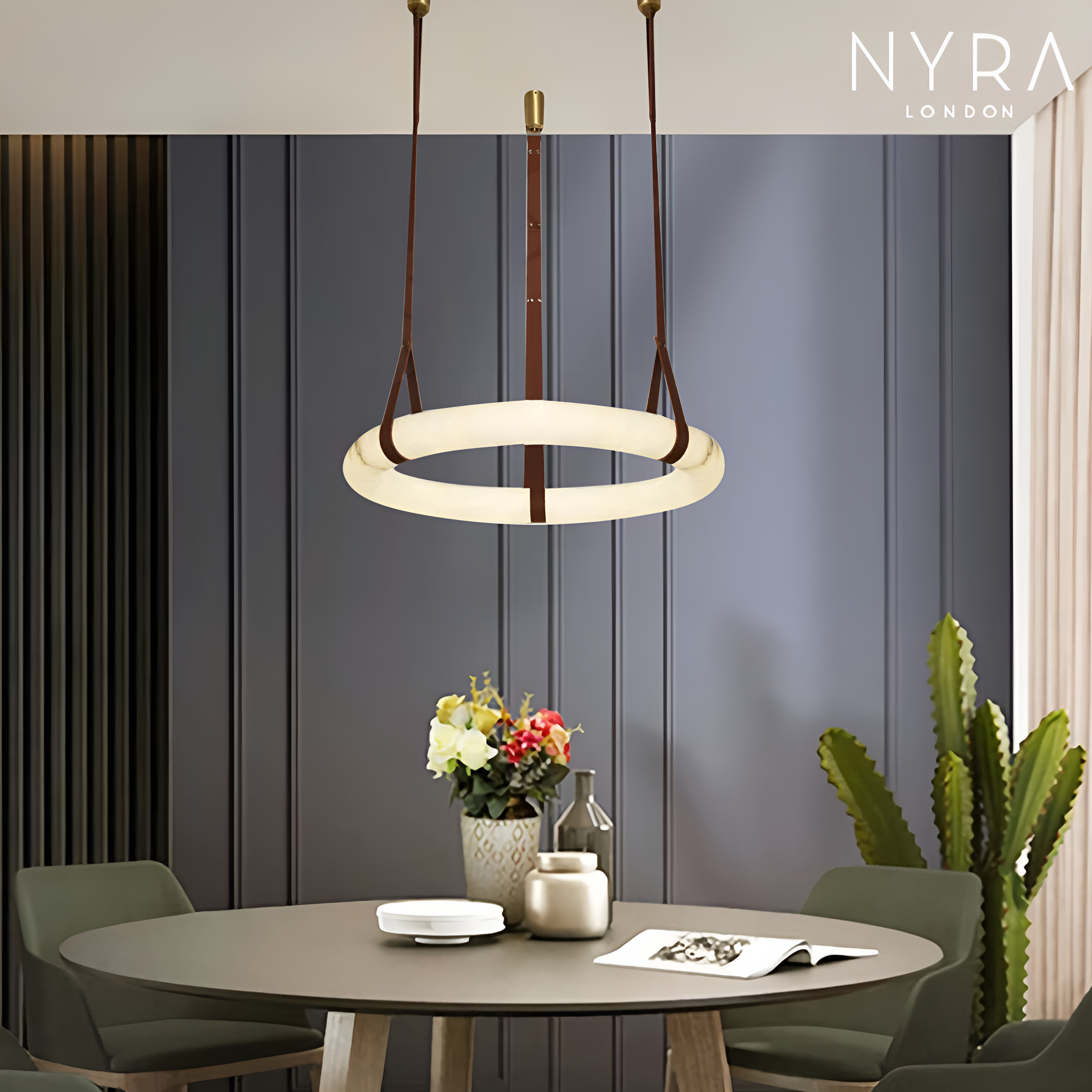 Wexford Marble Ring Chandelier