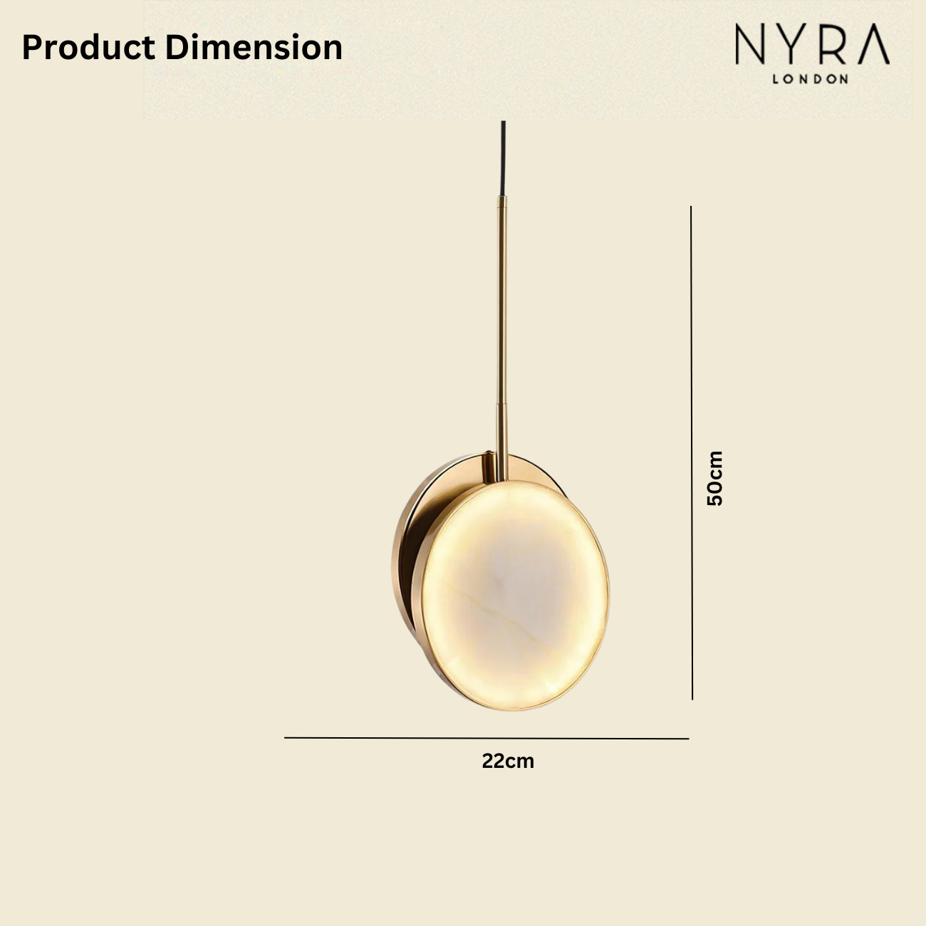 Zinfrey Moonshade Alabaster Pendant