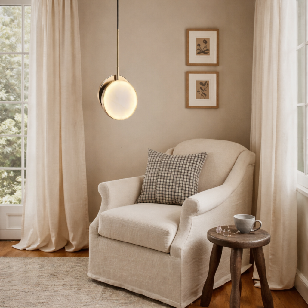 Zinfrey Moonshade Alabaster Pendant