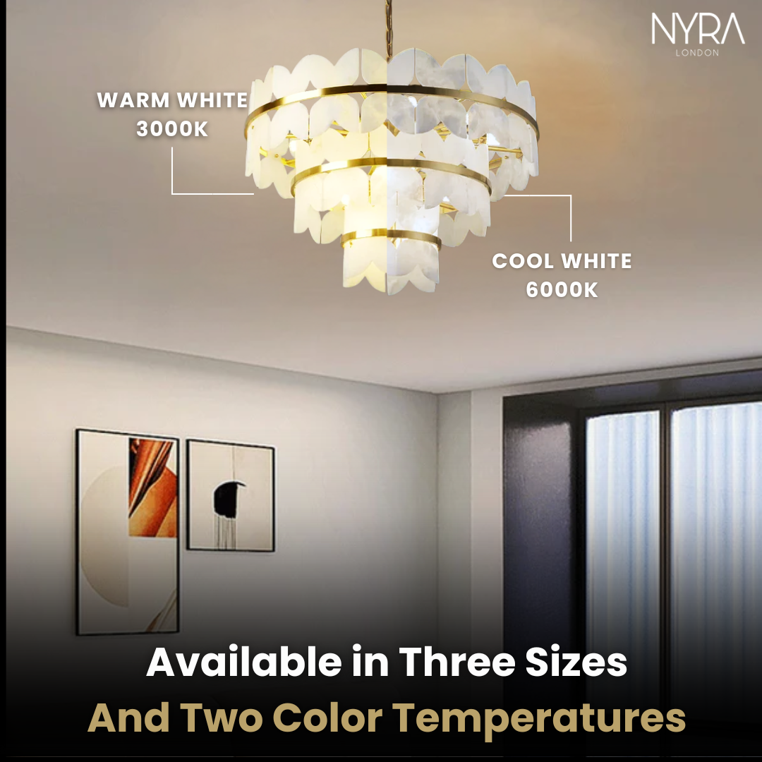 Zyra Alabaster Chandelier Light