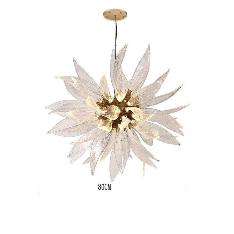 Sunflower Glass Chandelier