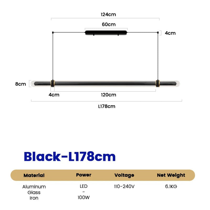 Time Tunnel Linear Pendant