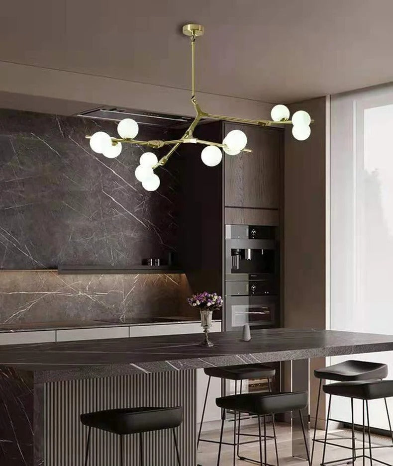 Branzia Glass Balls Chandelier