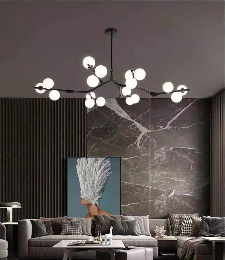 Branzia Glass Balls Chandelier