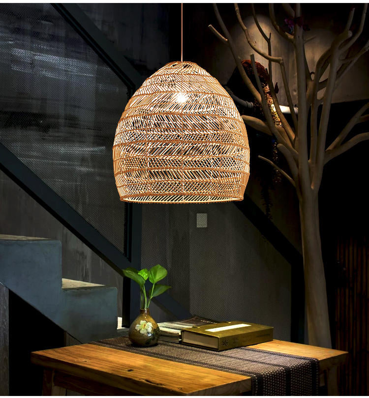 Handmade Rattan Pendant Light