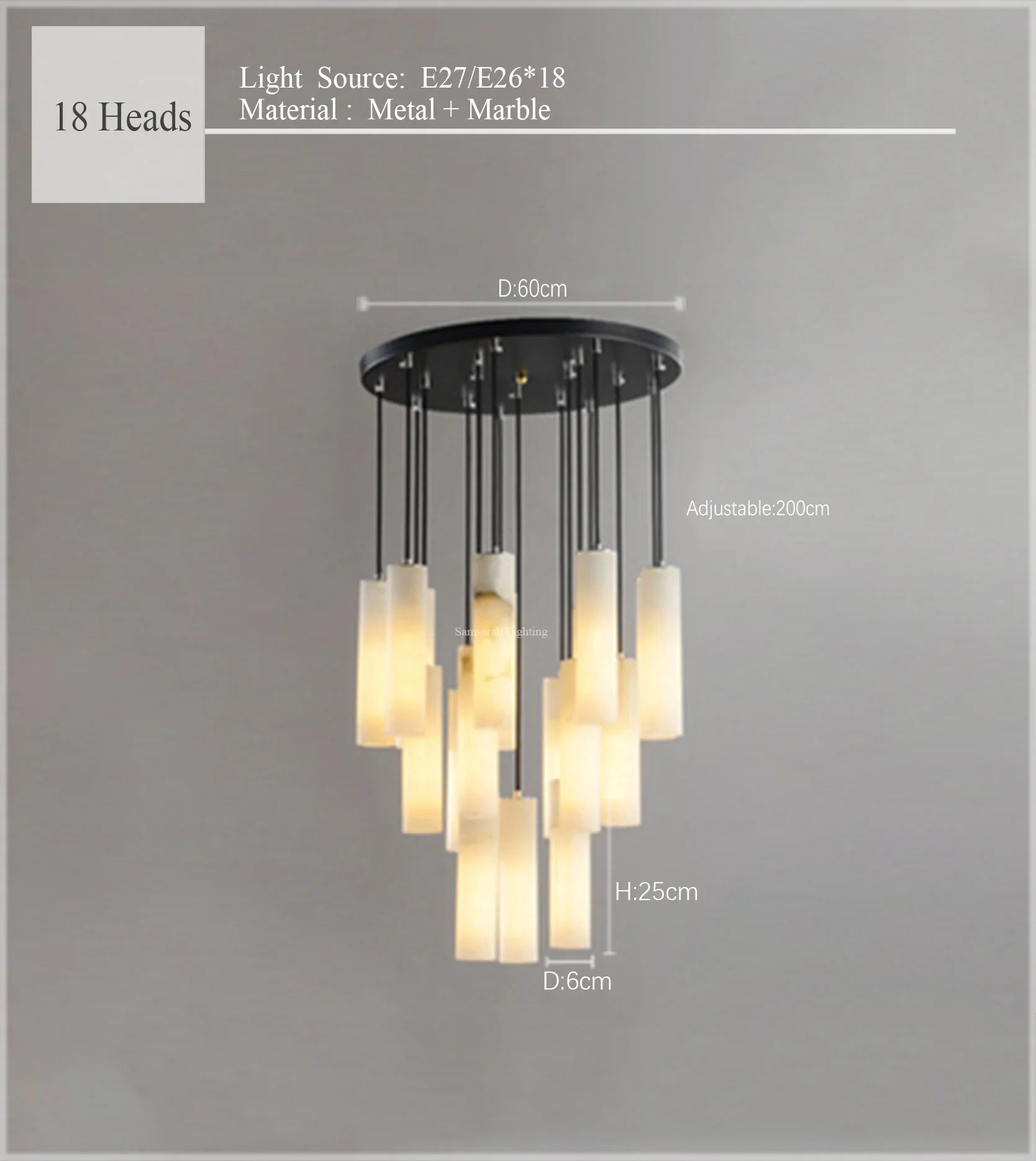 ELIT Marble Pendant Light