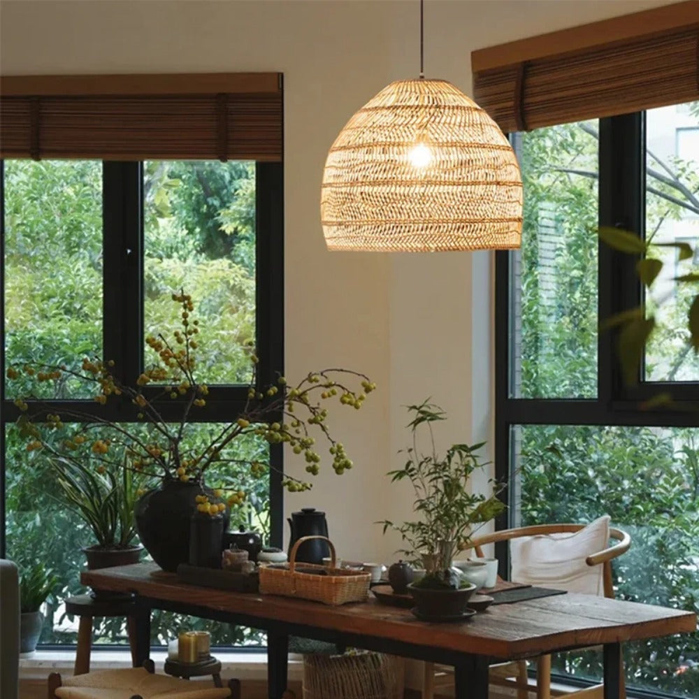 NYRA Rattan Pendant Light