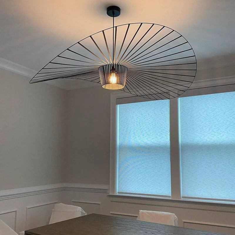 NYRA Straw Arc Chandelier