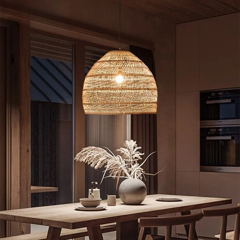Handmade Rattan Pendant Light