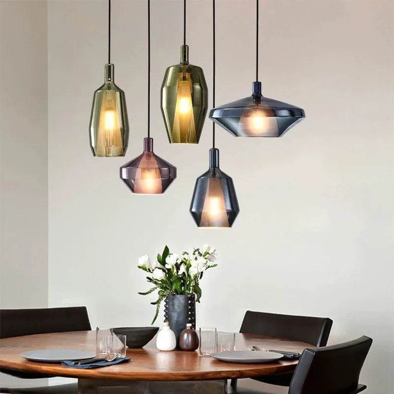 Debby Stained Glass Pendants