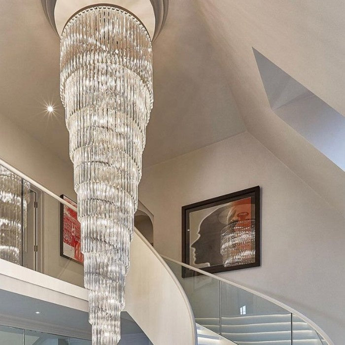 Ahmaad Spiral Crystal Chandelier