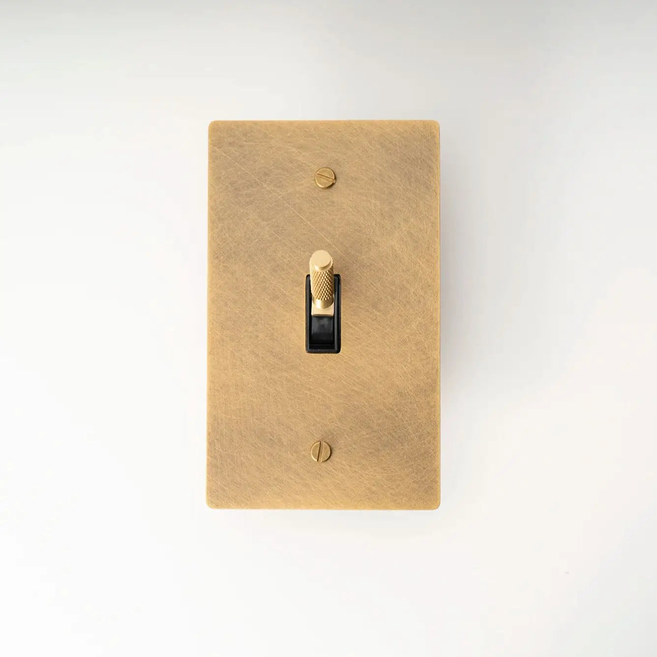 Retro Brass Panel Toggle Switch