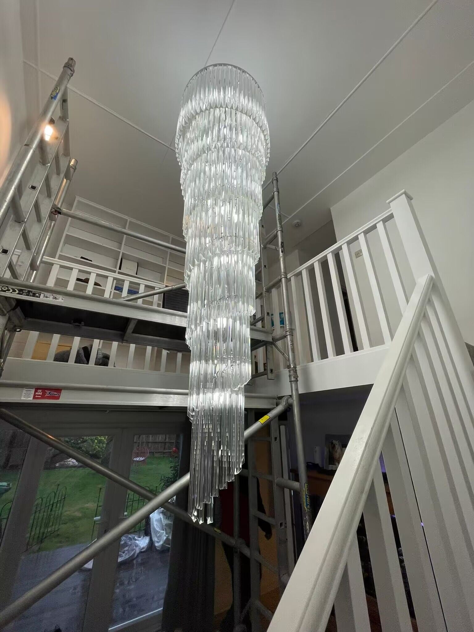Ahmaad Spiral Crystal Chandelier