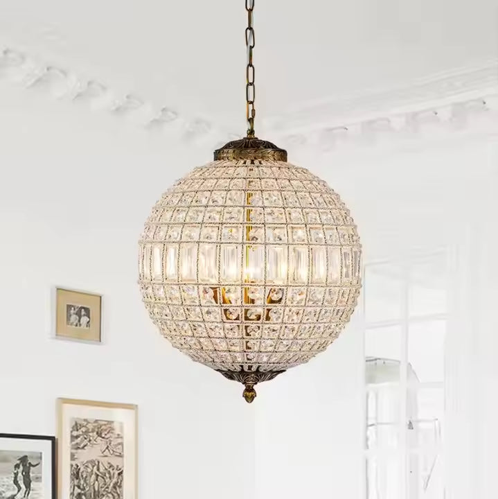 Clarion Crystal Orb Chandelier
