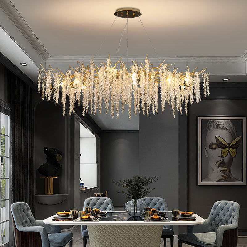 NYRA Tree Branch Crystal Chandelier