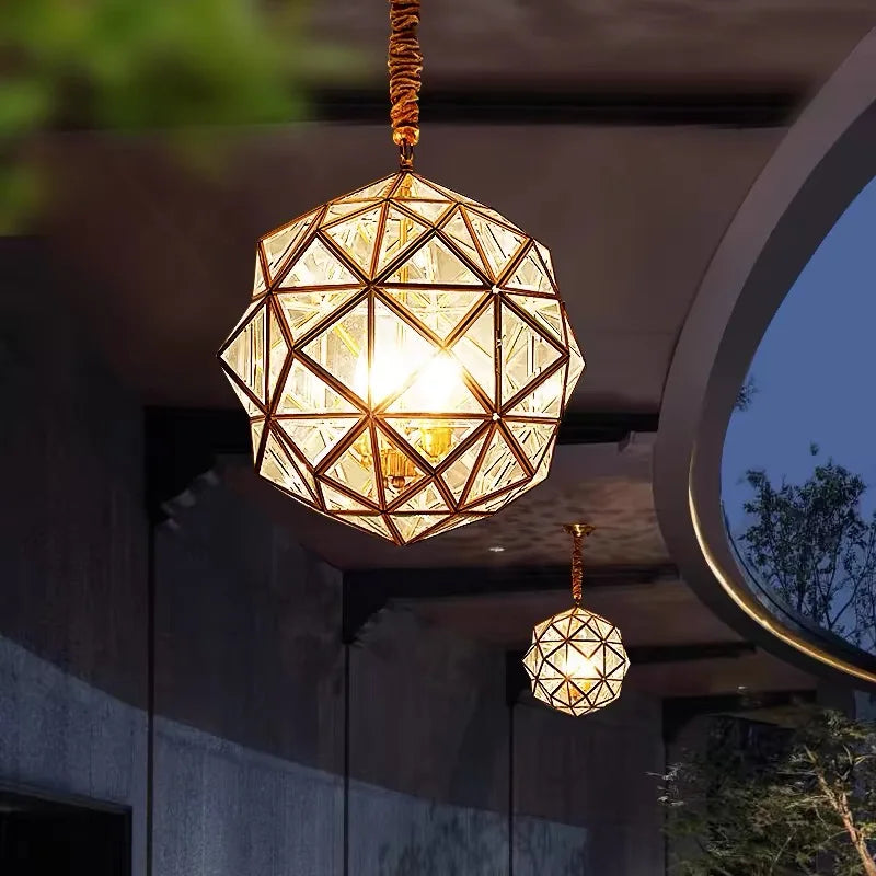 Polygon Glass Pendant