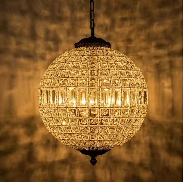 Clarion Crystal Orb Chandelier