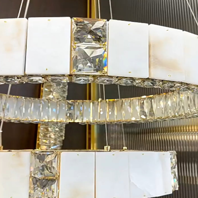 Edora Spanish Marble Chandelier